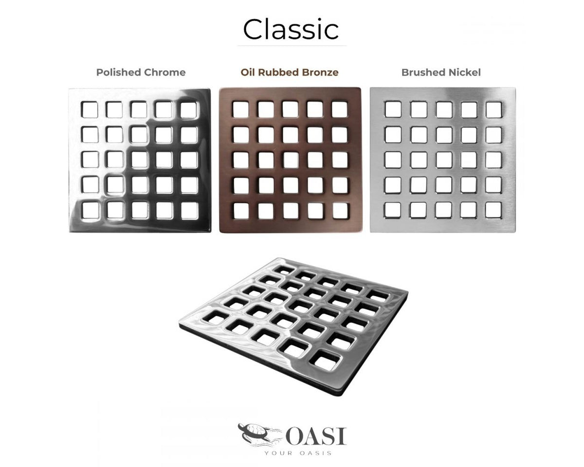 Square Shower Drain Grate - Components - Trugard Direct