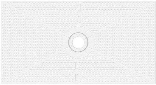 Standard Shower Pan Tray for Square Drains