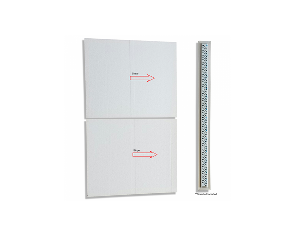 Curbless Shower Tray / Pan - Detail View - Trugard Direct