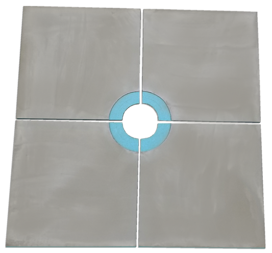 Curbless Shower Pan Tray for Square Drains
