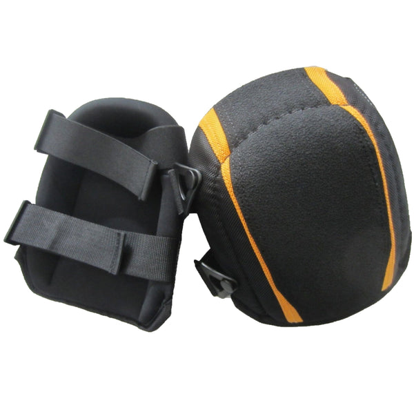 Knee Pads (Black/Orange) - Detail View - Trugard Direct