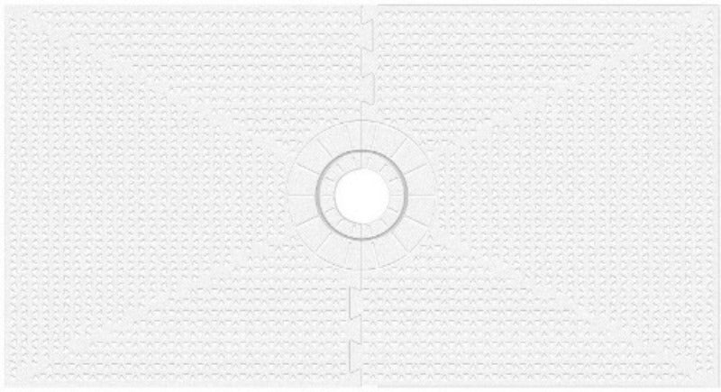 Standard Shower Pan Tray for Square Drains - Trugard Direct