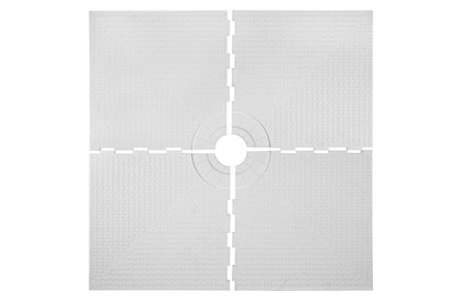 42" X 42" Standard Shower Tray Kit With Square Drain