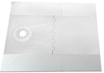 Standard Shower Pan Tray for Square Drains - Specifications - Trugard Direct