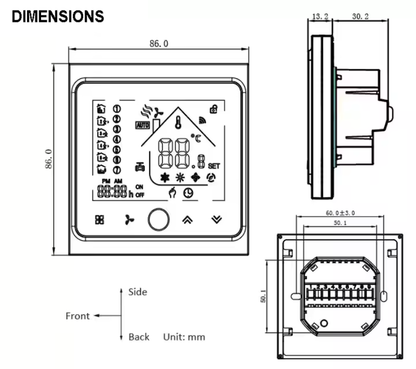 Thermostat for Heated Floors - WiFi & Programmable