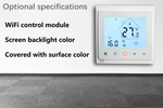 Thermostat for Heated Floors - WiFi & Programmable - Close-Up - Trugard Direct