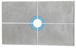 Curbless Shower Pan Tray for Square Drains - Close-Up - Trugard Direct