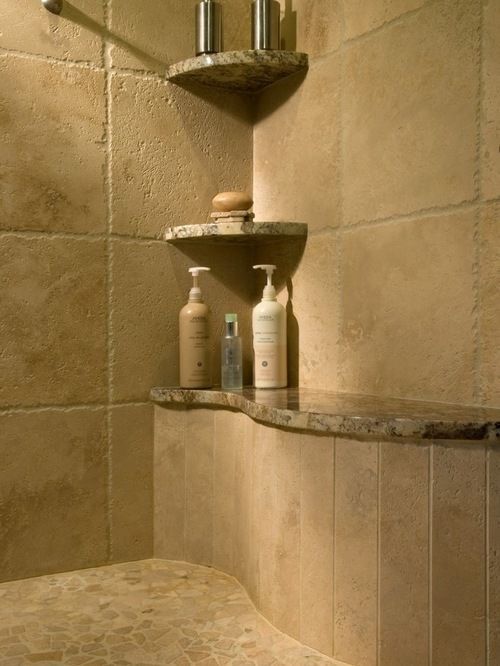 🌺 Beautiful Tile Shower Shelves