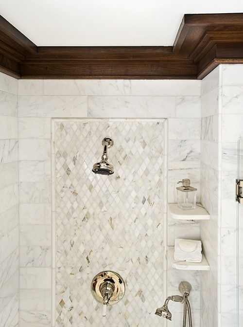 🌺 Beautiful Tile Shower Shelves